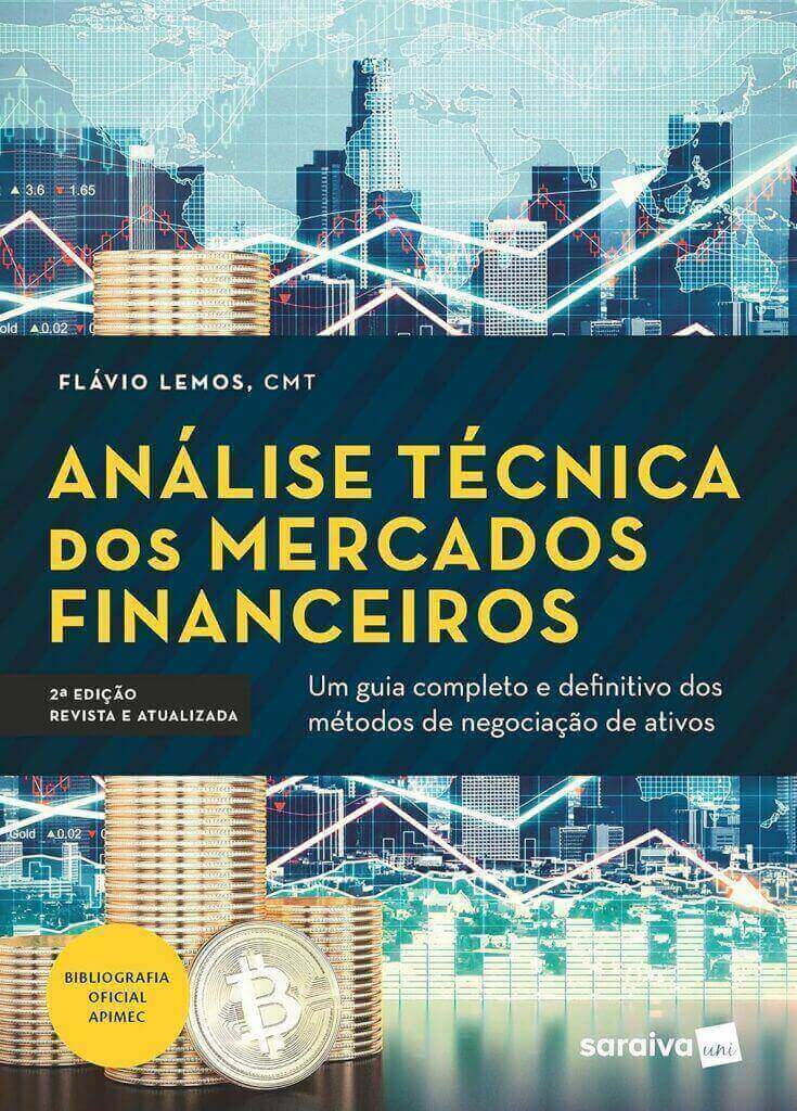 Capa do livro Análise técnica dos mercados financeiros, de Flavio Lemos em PDF