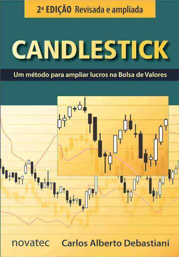 Capa do livro Candlestick: metóto para ampliar lucros na bolsa de valores, de Calos ALberto Debastini em PDF