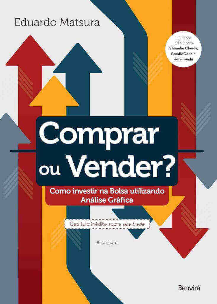 Capa do livro Comprar ou VEnder? Como investir na Bolsa utilizando Análise Técnica, de Eduardo Matsuda e PDF
